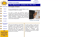 Desktop Screenshot of montessoriarts.com